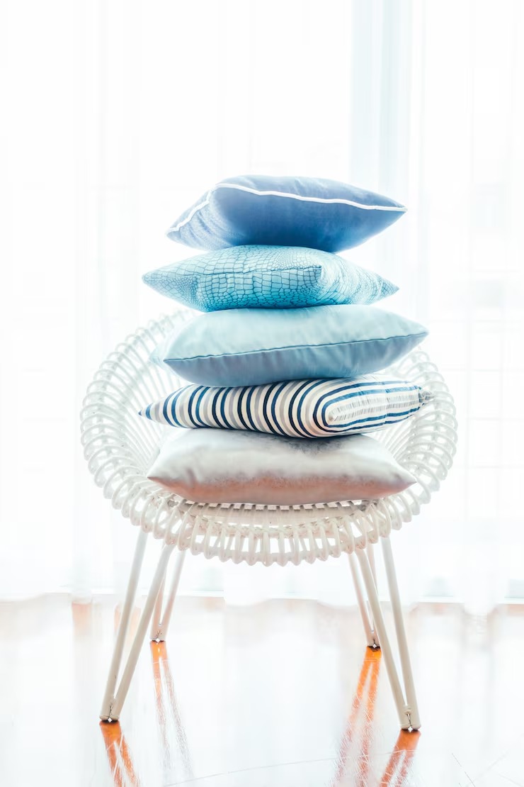 Cushions Covers 3 Pillow Interior White Living Luxury by Orient Uniforms for customers in Dubai, Abu Dhabi, Sharjah, Ajman and across the UAE